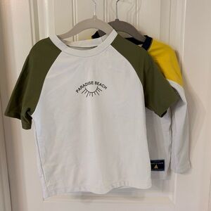 Lot of 2 Janie and Jack Rashguards (size 3)